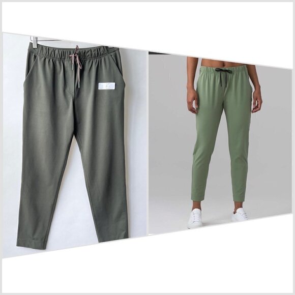 ❤️ Lululemon stretchy pants in forest green Size 6 G50 - Picture 1 of 15